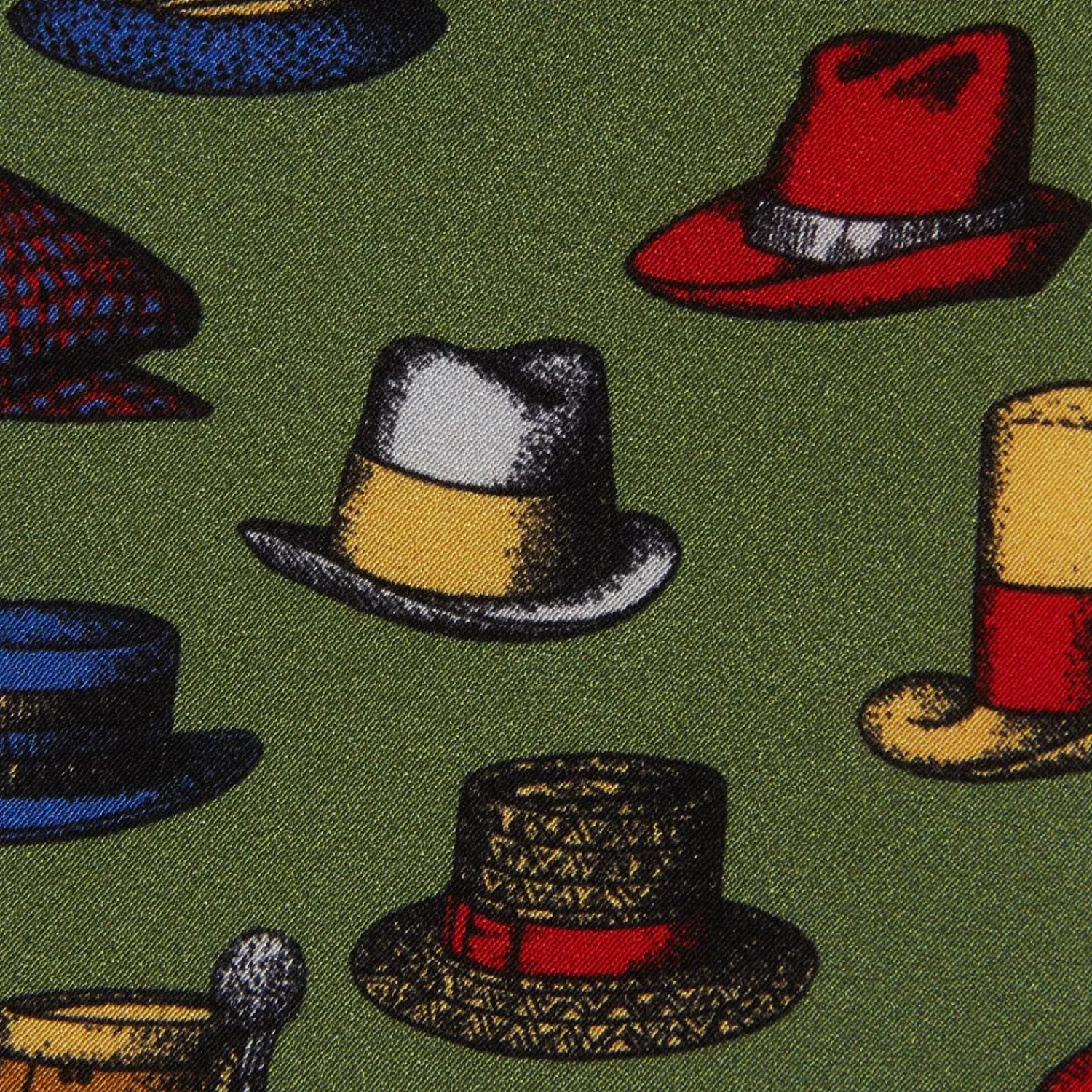 Ties<Fornasetti Tie Cappelli Multicolour