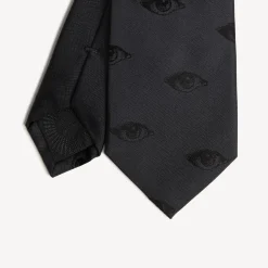 Ties<Fornasetti Tie Occhi Grey