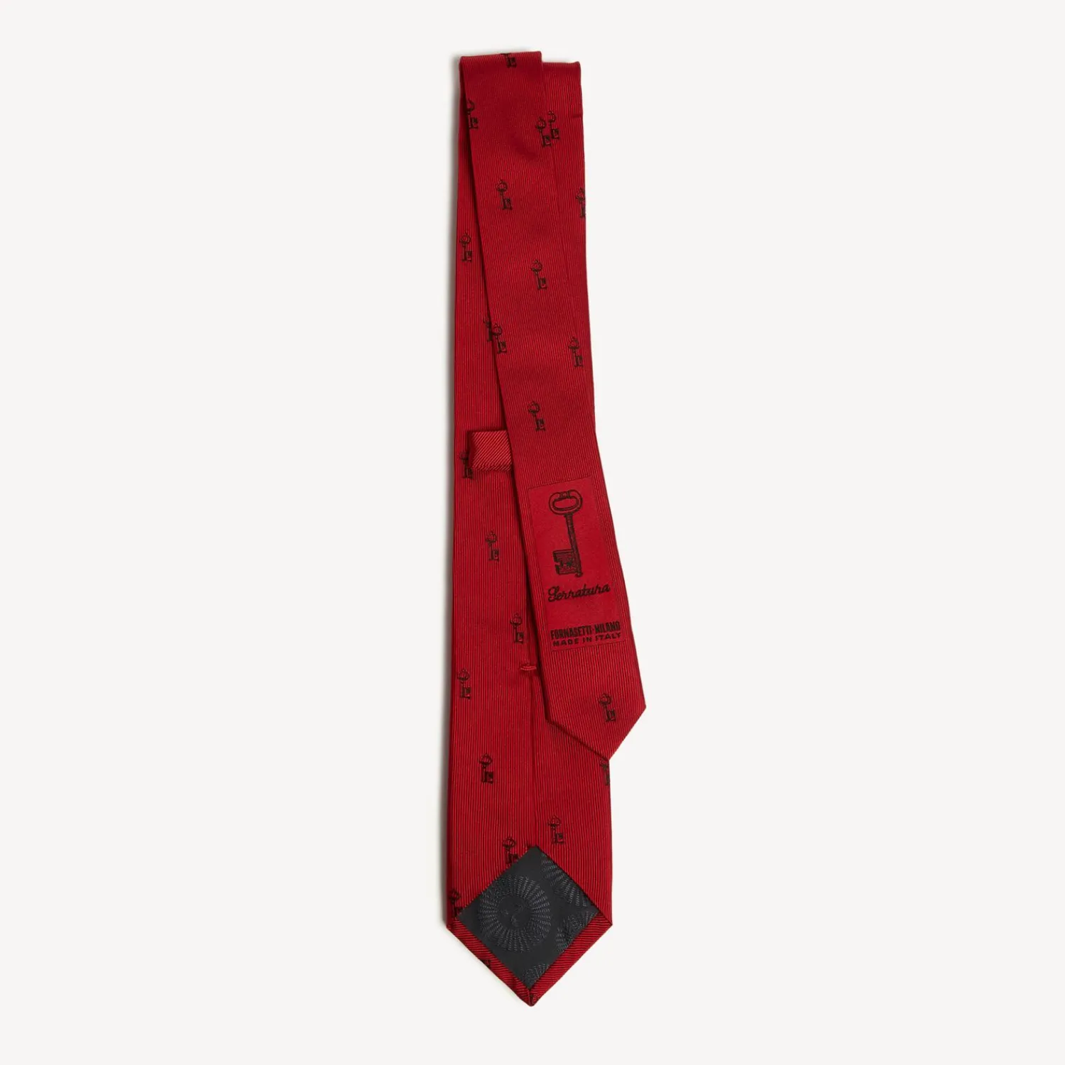 Ties<Fornasetti Tie Serratura Red
