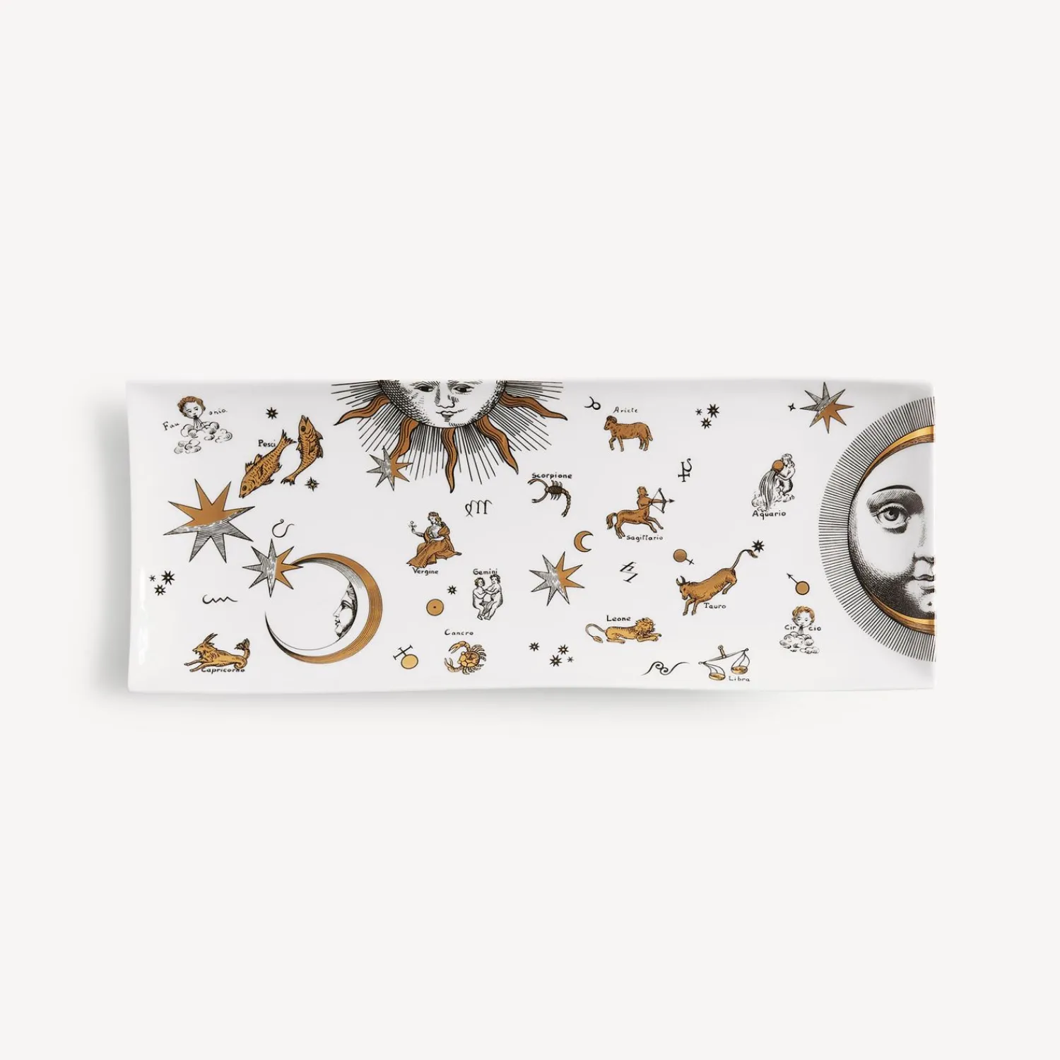 Decorative Trays<Fornasetti Tray Astronomici White/Black/Gold