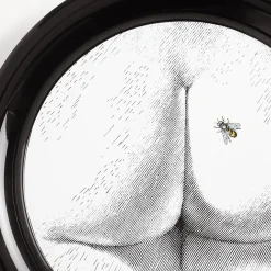 Decorative Trays And Pliants<Fornasetti Tray Bee On My Back White/Black