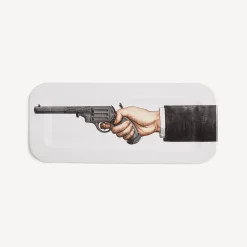 Decorative Trays And Pliants<Fornasetti Tray Braccio Con Pistola Multicolour