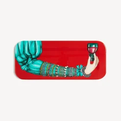 Decorative Trays And Pliants<Fornasetti Tray Braccio Ingioiellato Multicolour