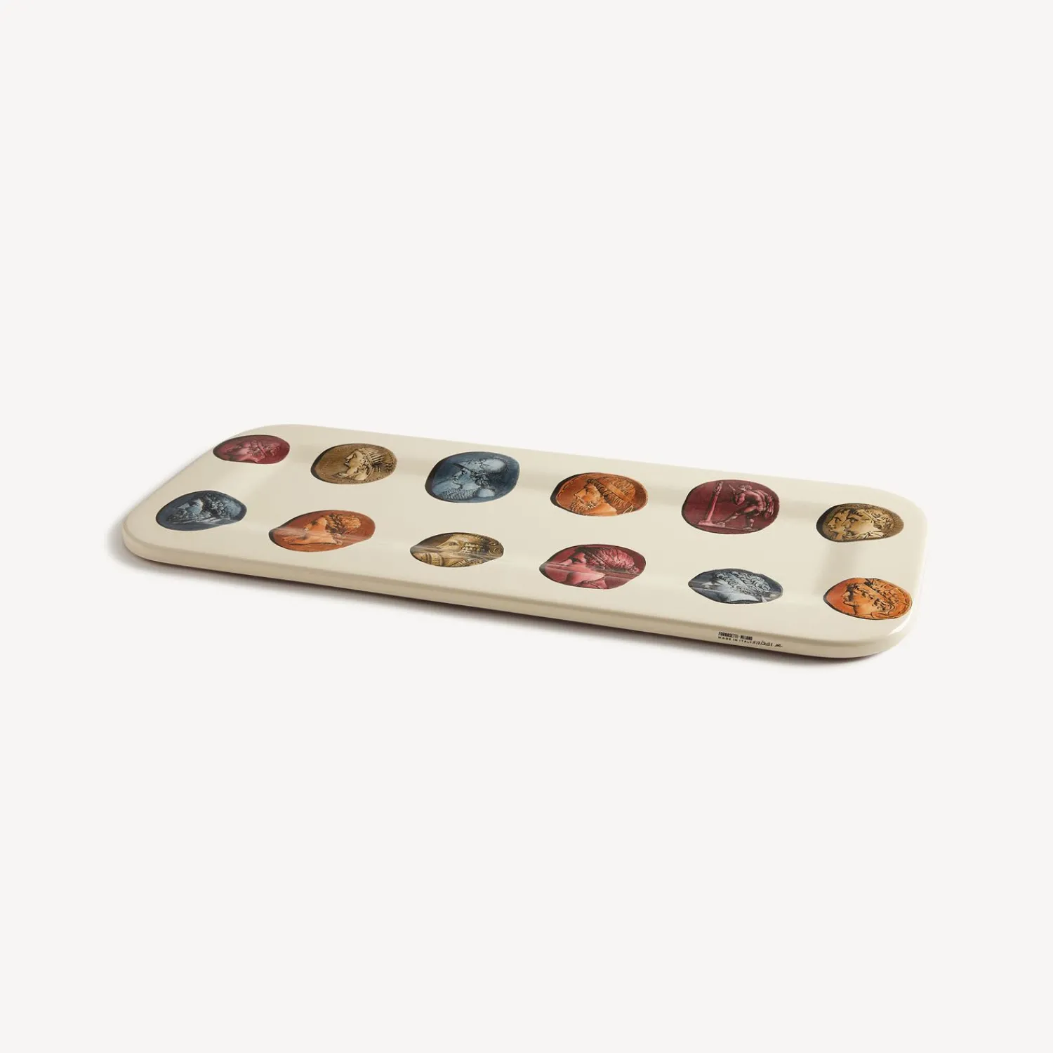 Decorative Trays And Pliants<Fornasetti Tray Cammei Multicolour