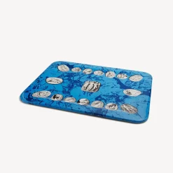 Decorative Trays And Pliants<Fornasetti Tray Cammei White/Black/Azzurro