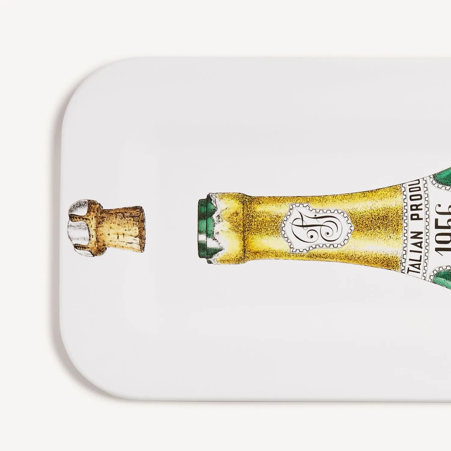 Decorative Trays And Pliants<Fornasetti Tray Champagne Multicolour