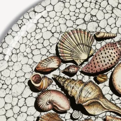 Decorative Trays And Pliants<Fornasetti Tray Conchiglie E Ciotoli Multicolour
