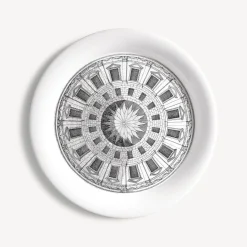 Decorative Trays And Pliants<Fornasetti Tray Cortile White/Black
