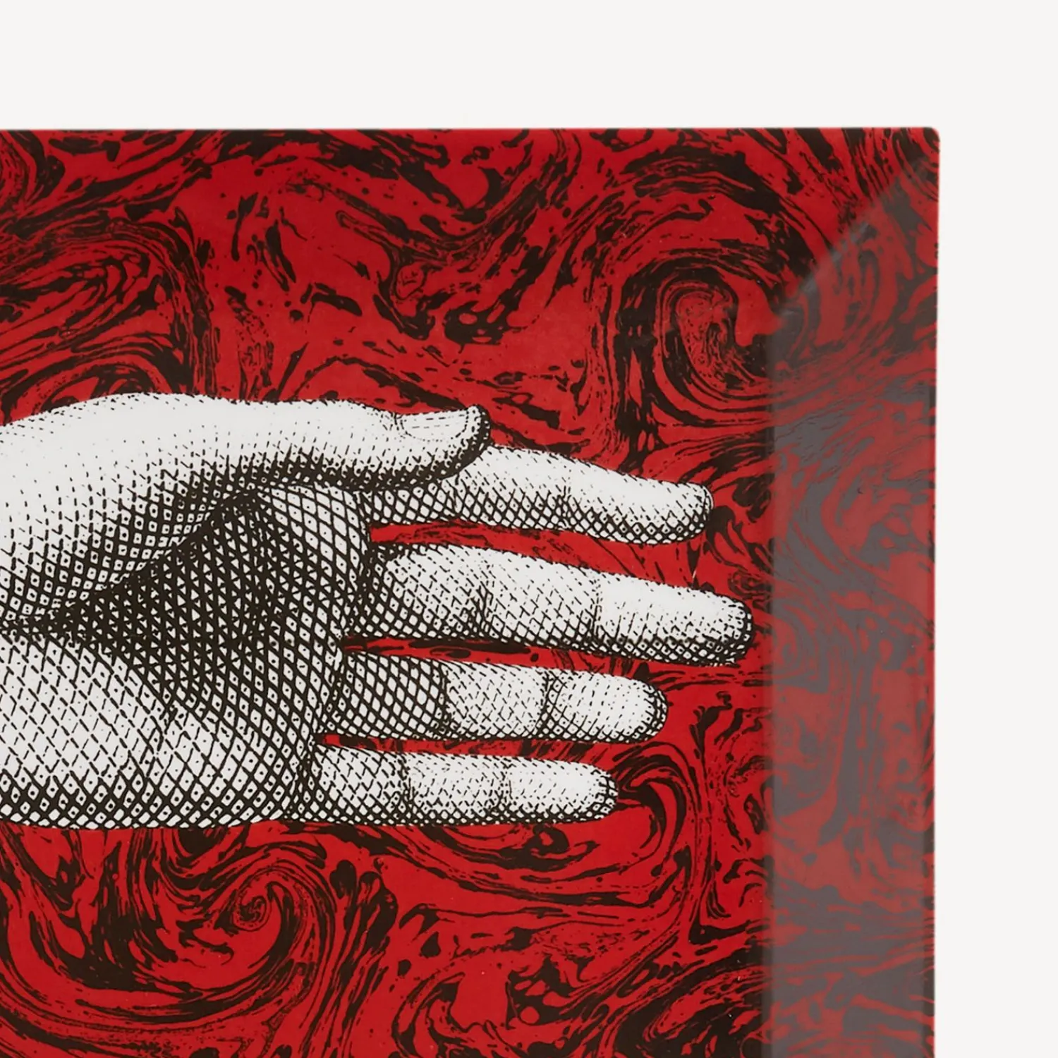 Decorative Trays<Fornasetti Tray Don Giovanni White/Black/Red