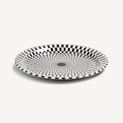 Decorative Trays And Pliants<Fornasetti Tray Egocentrismo White/Black