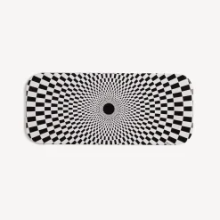 Decorative Trays And Pliants<Fornasetti Tray Egocentrismo White/Black