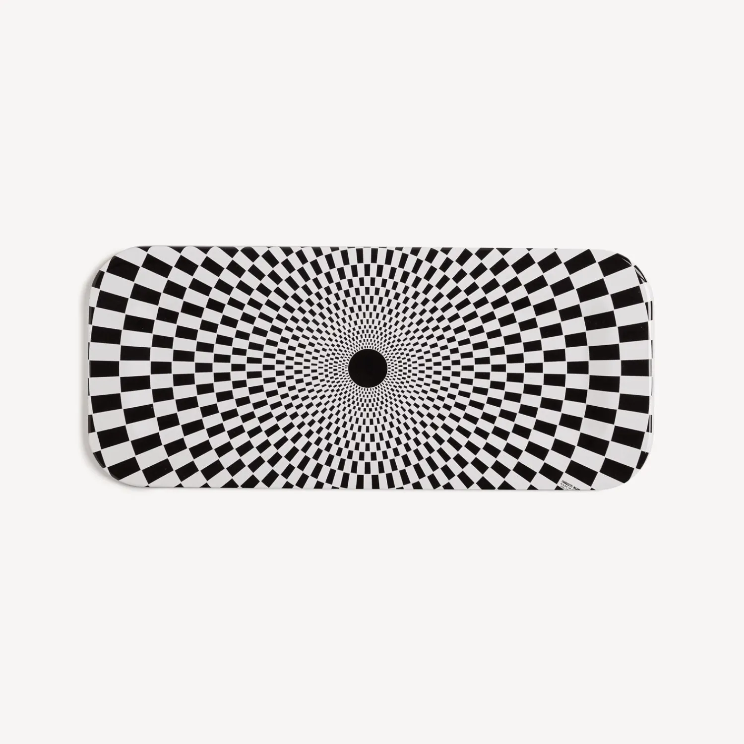 Decorative Trays And Pliants<Fornasetti Tray Egocentrismo White/Black