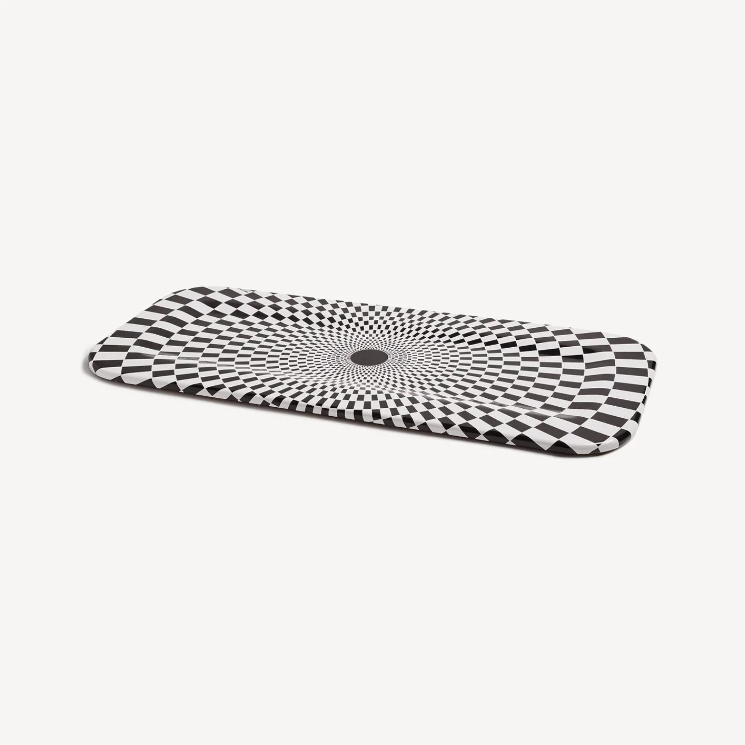 Decorative Trays And Pliants<Fornasetti Tray Egocentrismo White/Black