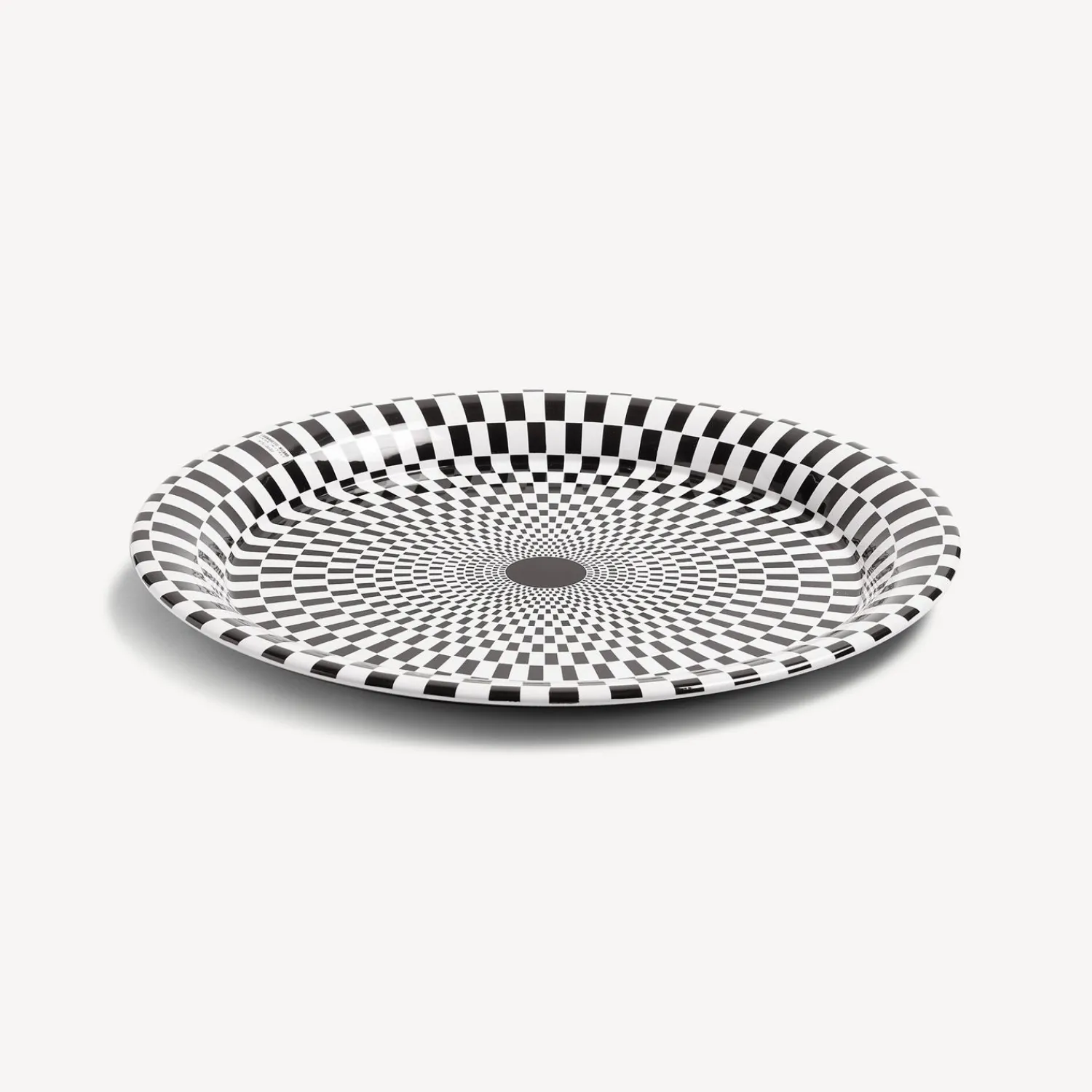 Decorative Trays And Pliants<Fornasetti Tray Egocentrismo White/Black
