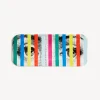 Decorative Trays And Pliants<Fornasetti Tray Face & Stripes Multicolour
