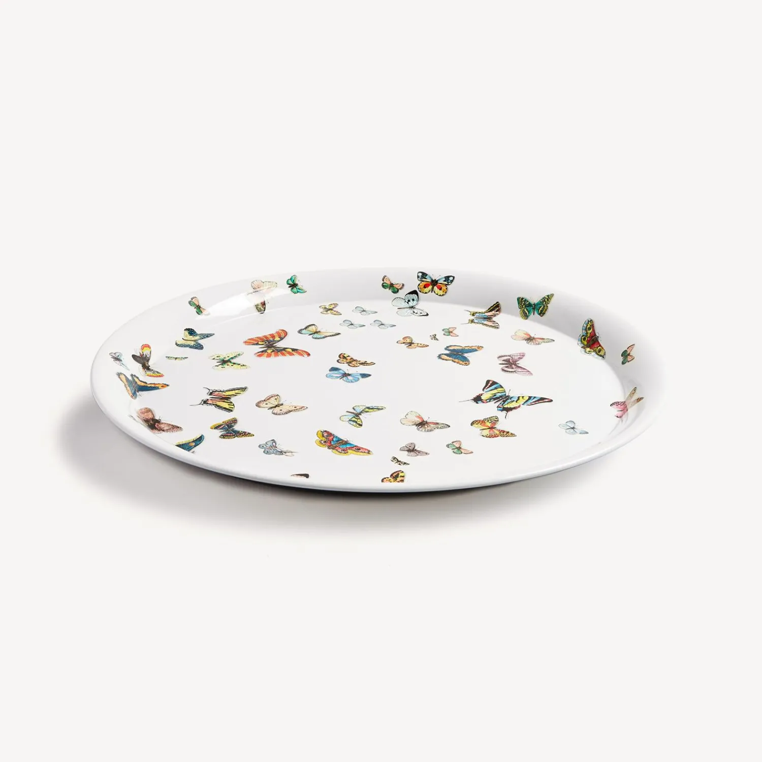 Decorative Trays And Pliants<Fornasetti Tray Farfalle Multicolour