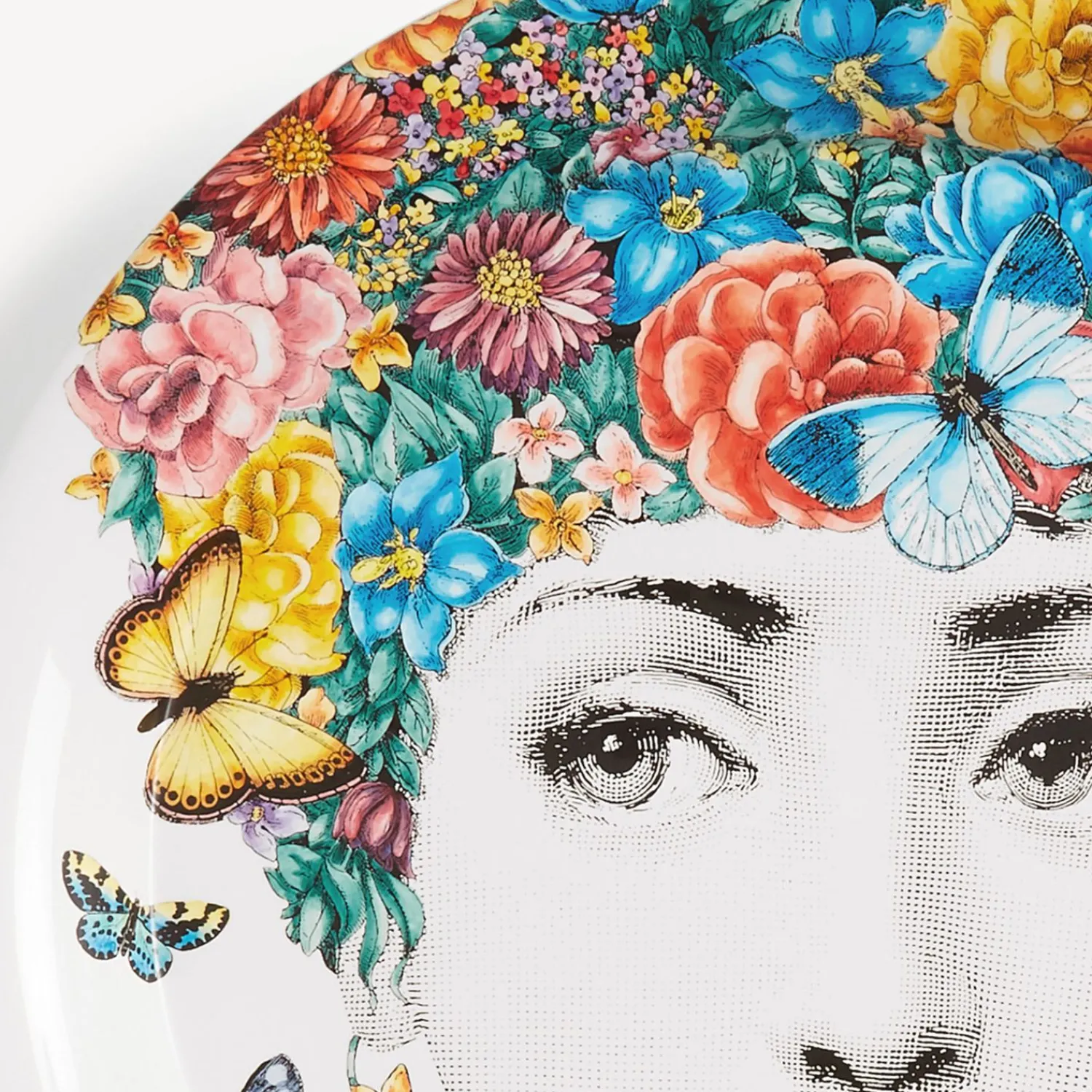 Decorative Trays And Pliants<Fornasetti Tray Fior Di Lina Multicolour