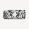 Decorative Trays And Pliants<Fornasetti Tray Giardino Settecentesco Blue/Ivory