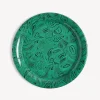 Decorative Trays And Pliants<Fornasetti Tray Malachite Green/Black