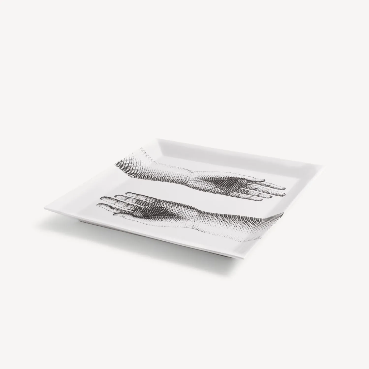 Decorative Trays<Fornasetti Tray Mani White/Black
