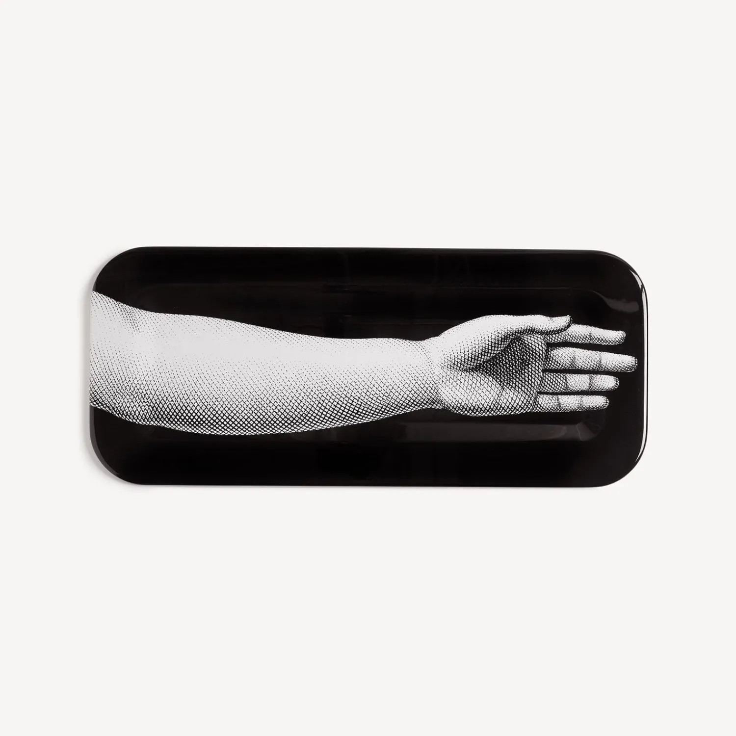 Decorative Trays And Pliants<Fornasetti Tray Mano White/Black