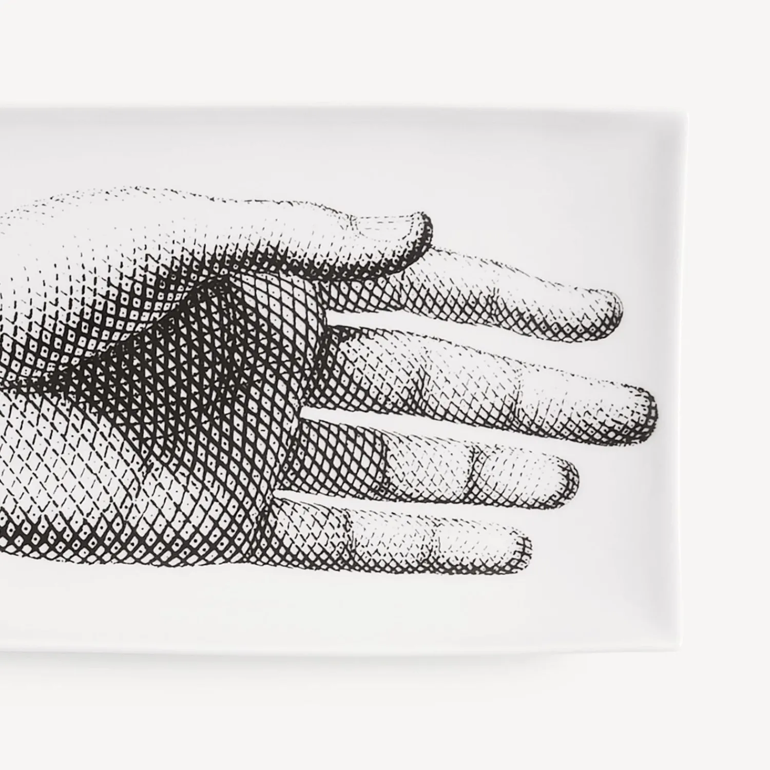Decorative Trays<Fornasetti Tray Mano White/Black