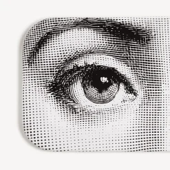 Decorative Trays And Pliants<Fornasetti Tray Occhi White/Black