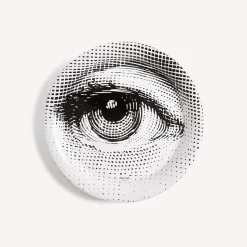 Decorative Trays And Pliants<Fornasetti Tray Occhio White/Black