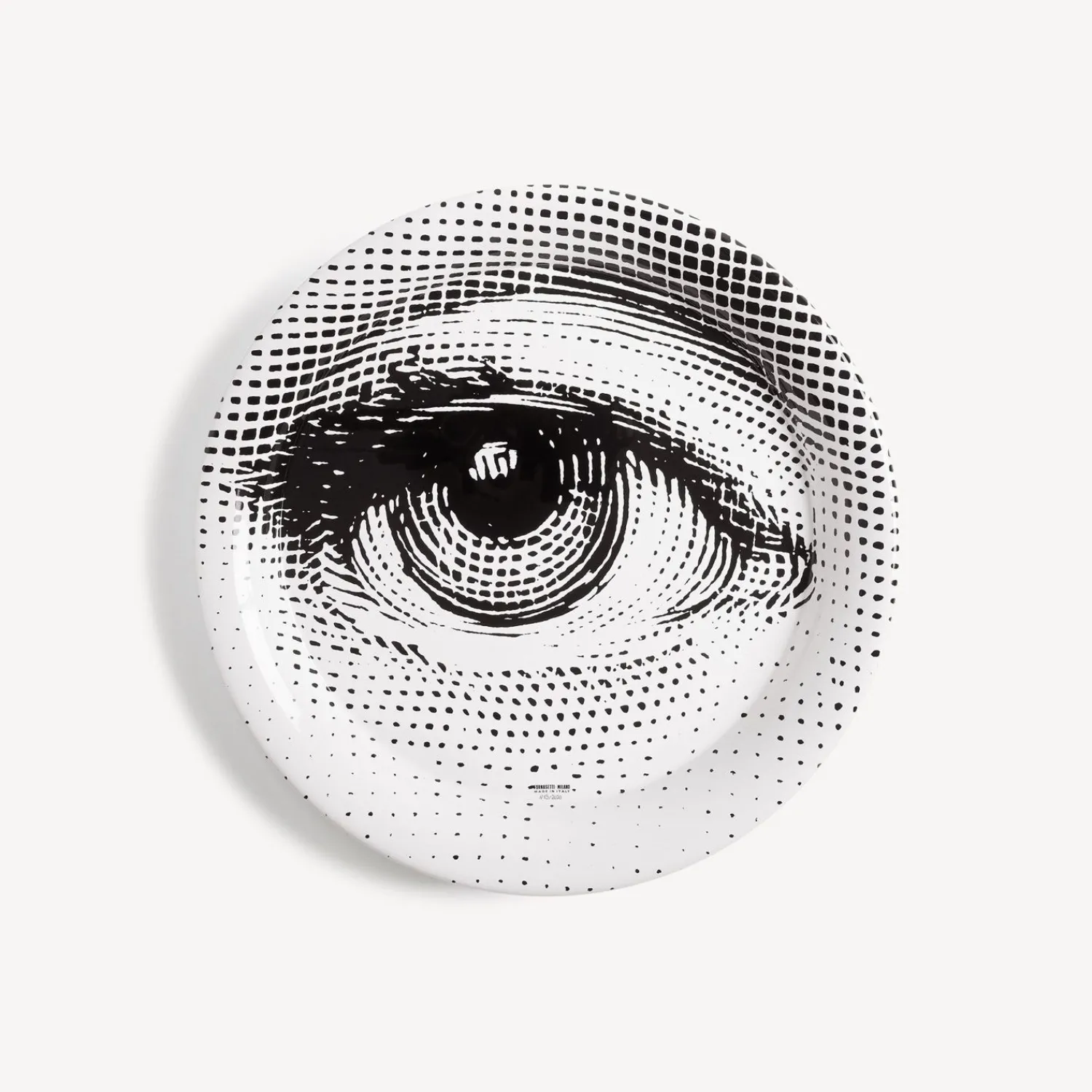 Decorative Trays And Pliants<Fornasetti Tray Occhio White/Black