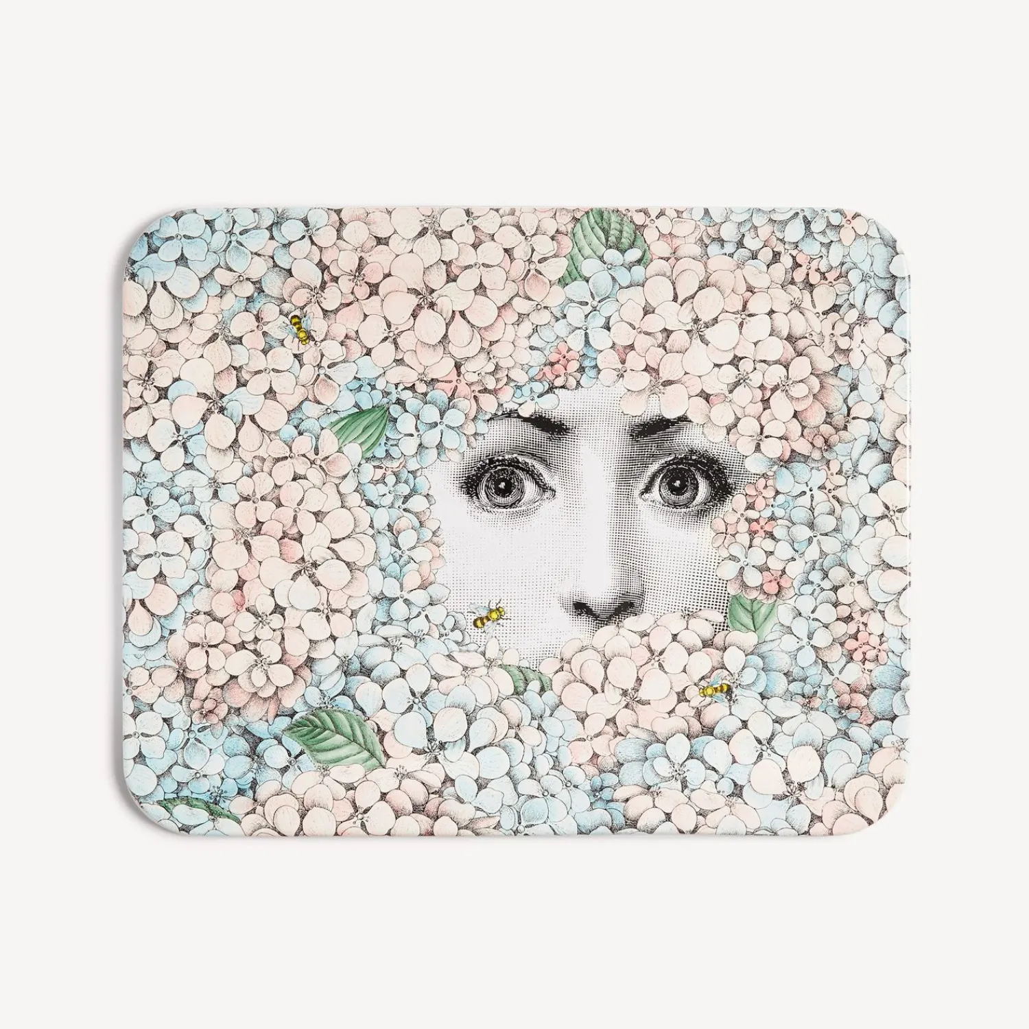 Decorative Trays And Pliants<Fornasetti Tray Ortensia Multicolour