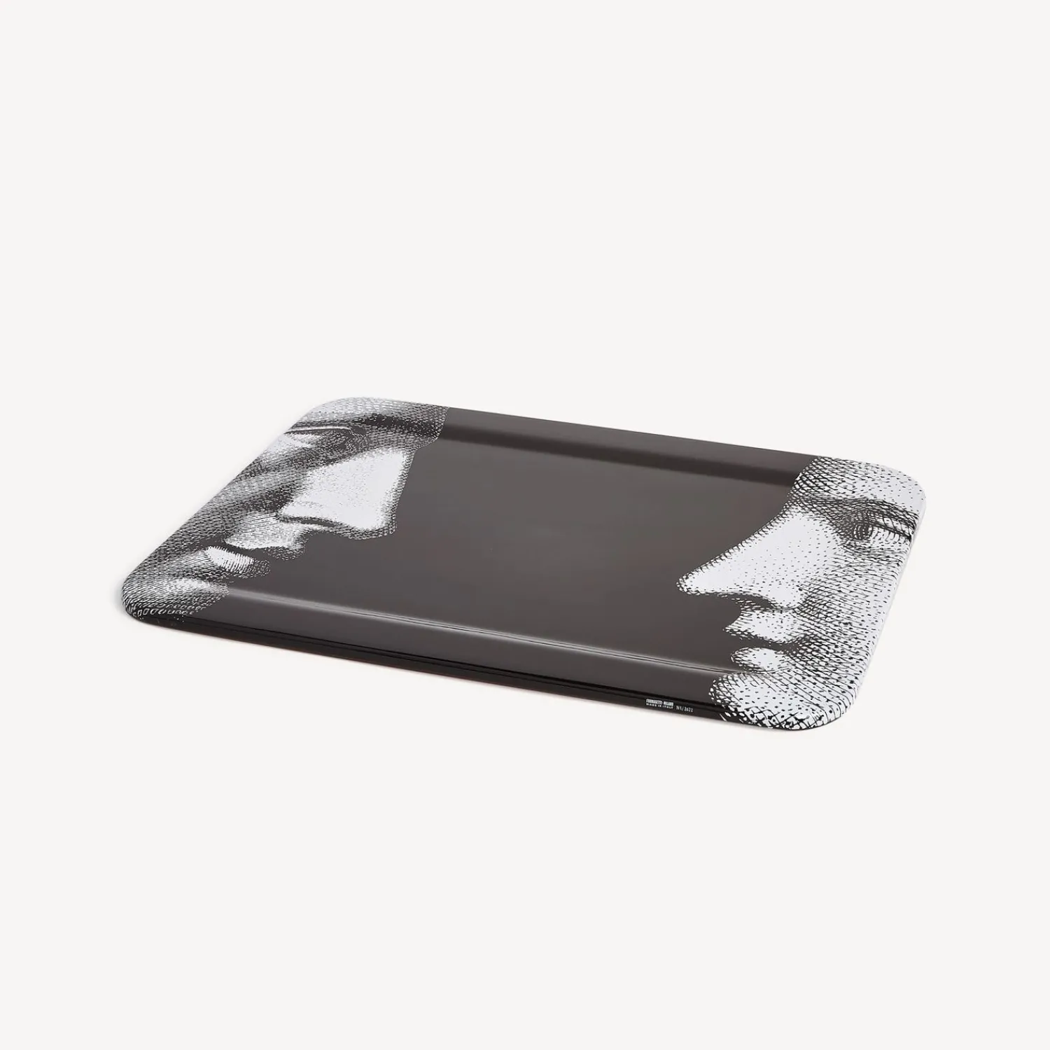 Decorative Trays And Pliants<Fornasetti Tray Profili White/Black