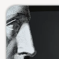 Decorative Trays And Pliants<Fornasetti Tray Profili White/Black