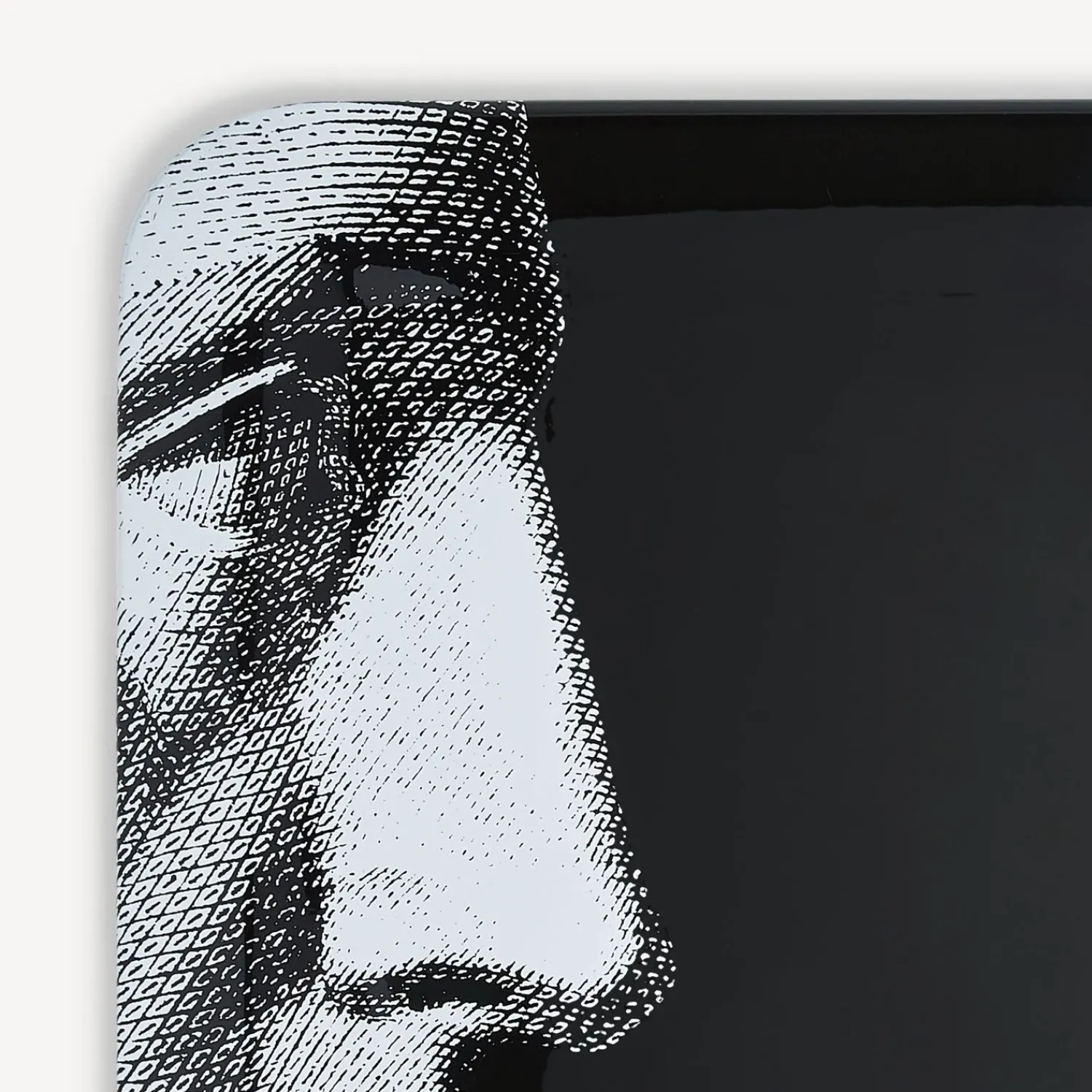 Decorative Trays And Pliants<Fornasetti Tray Profili White/Black