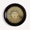 Decorative Trays And Pliants<Fornasetti Tray Re Sole White/Black/Gold