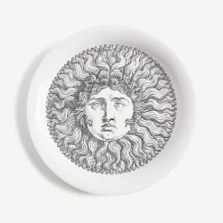 Decorative Trays And Pliants<Fornasetti Tray Re Sole White/Black