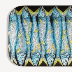 Decorative Trays And Pliants<Fornasetti Tray Sardine Multicolour