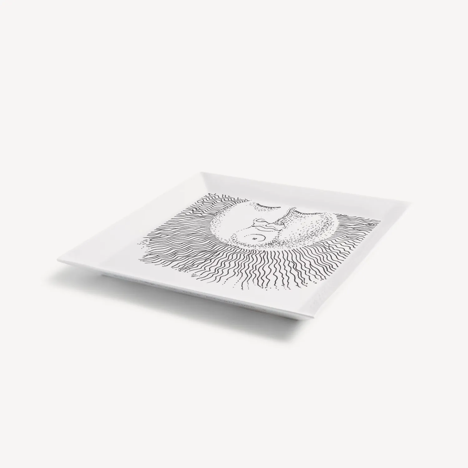 Decorative Trays<Fornasetti Tray Solitario White/Black