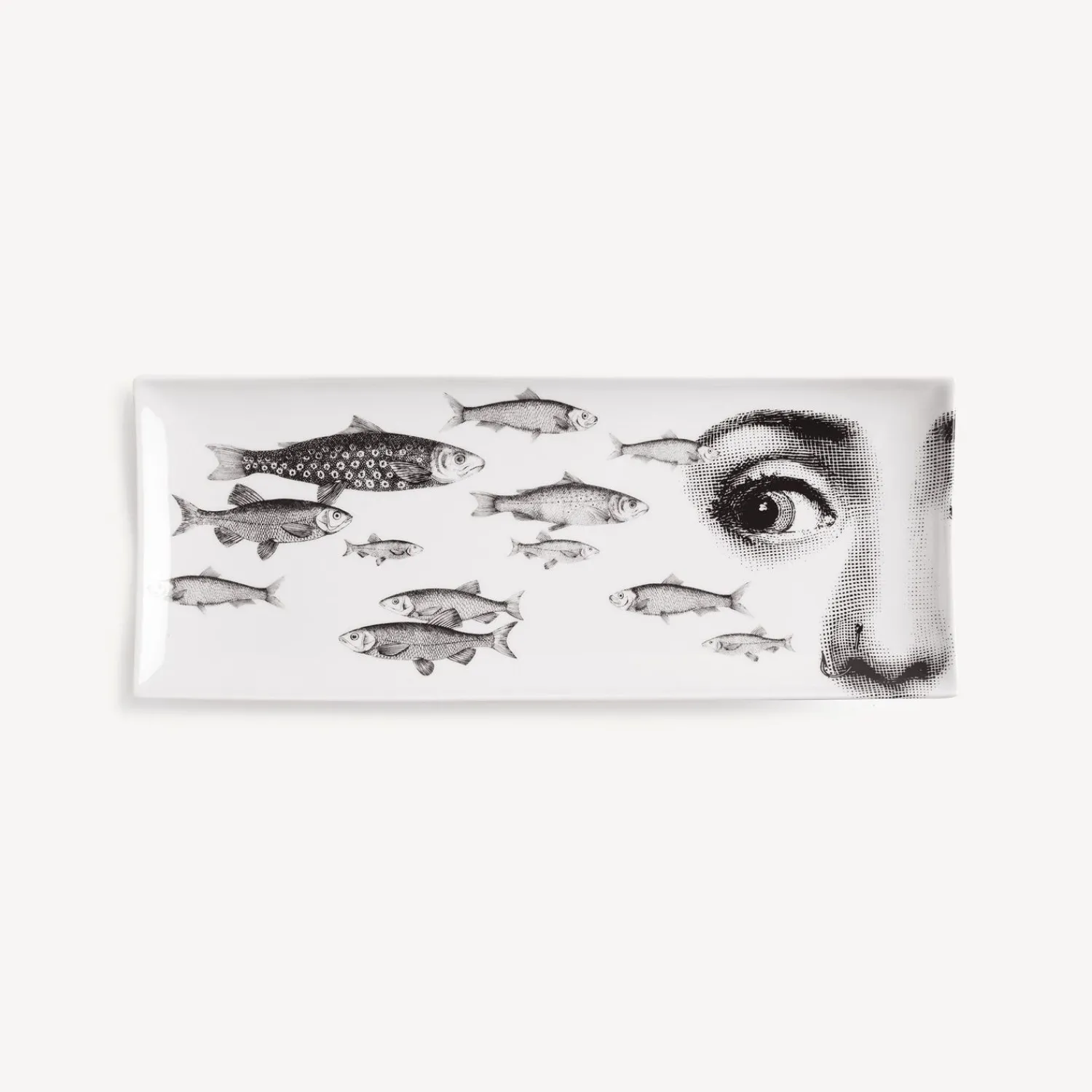 Decorative Trays<Fornasetti Tray Tema E Variazioni N.392 White/Black