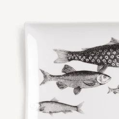 Decorative Trays<Fornasetti Tray Tema E Variazioni N.392 White/Black