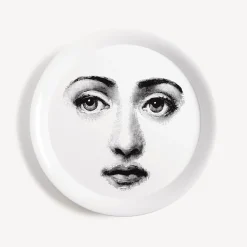 Decorative Trays And Pliants<Fornasetti Tray Tema E Variazioni N.6 White/Black
