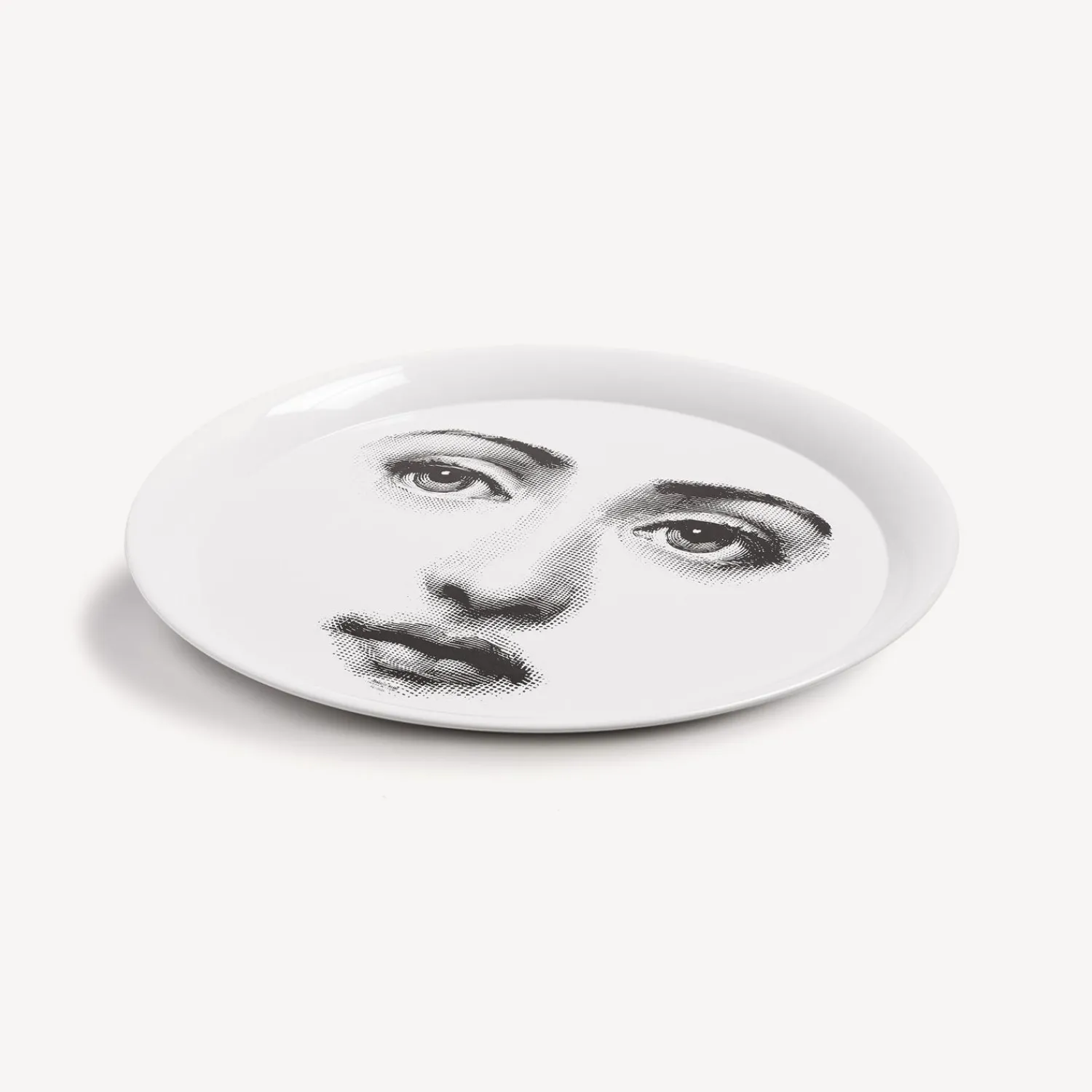 Decorative Trays And Pliants<Fornasetti Tray Tema E Variazioni N.6 White/Black