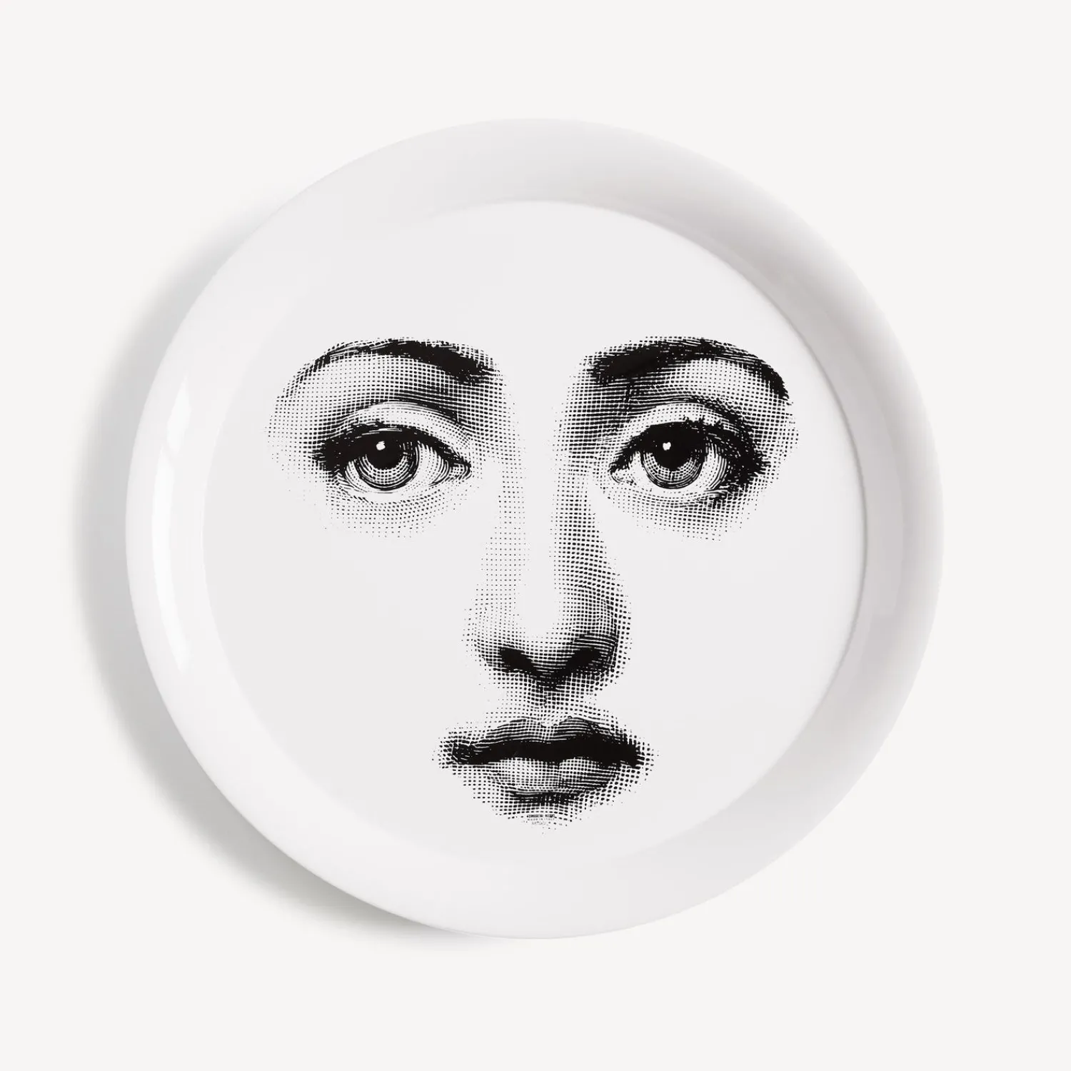 Decorative Trays And Pliants<Fornasetti Tray Tema E Variazioni N.6 White/Black