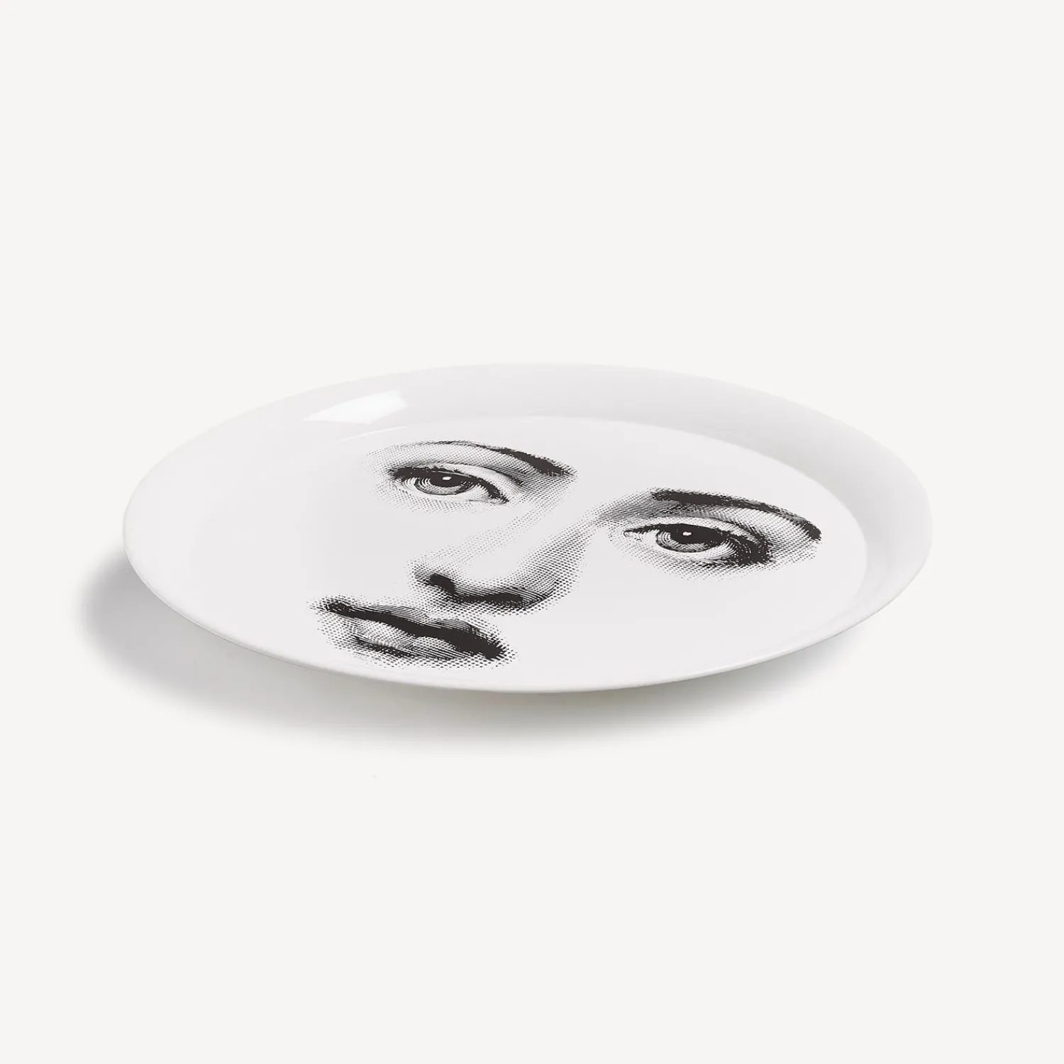 Decorative Trays And Pliants<Fornasetti Tray Tema E Variazioni N.6 White/Black