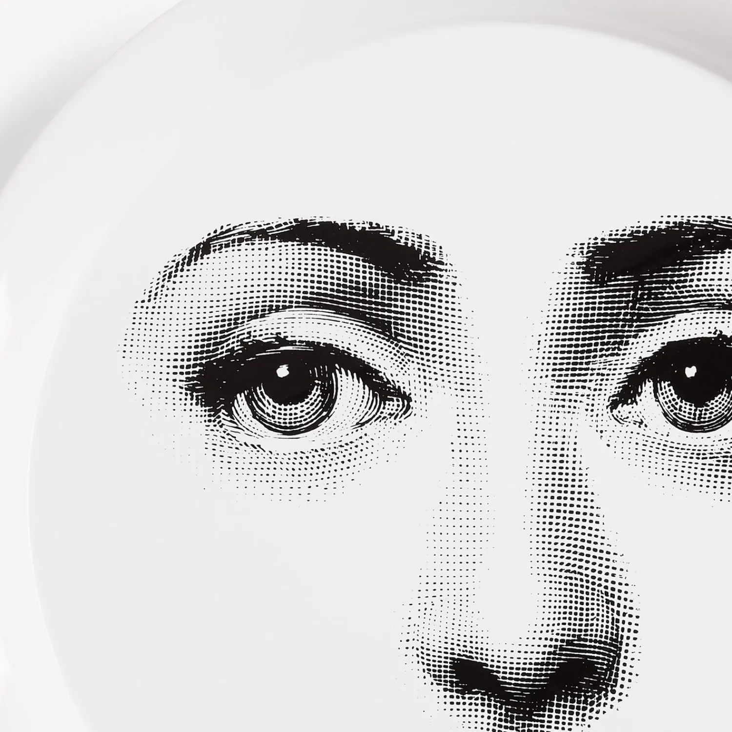 Decorative Trays And Pliants<Fornasetti Tray Tema E Variazioni N.6 White/Black