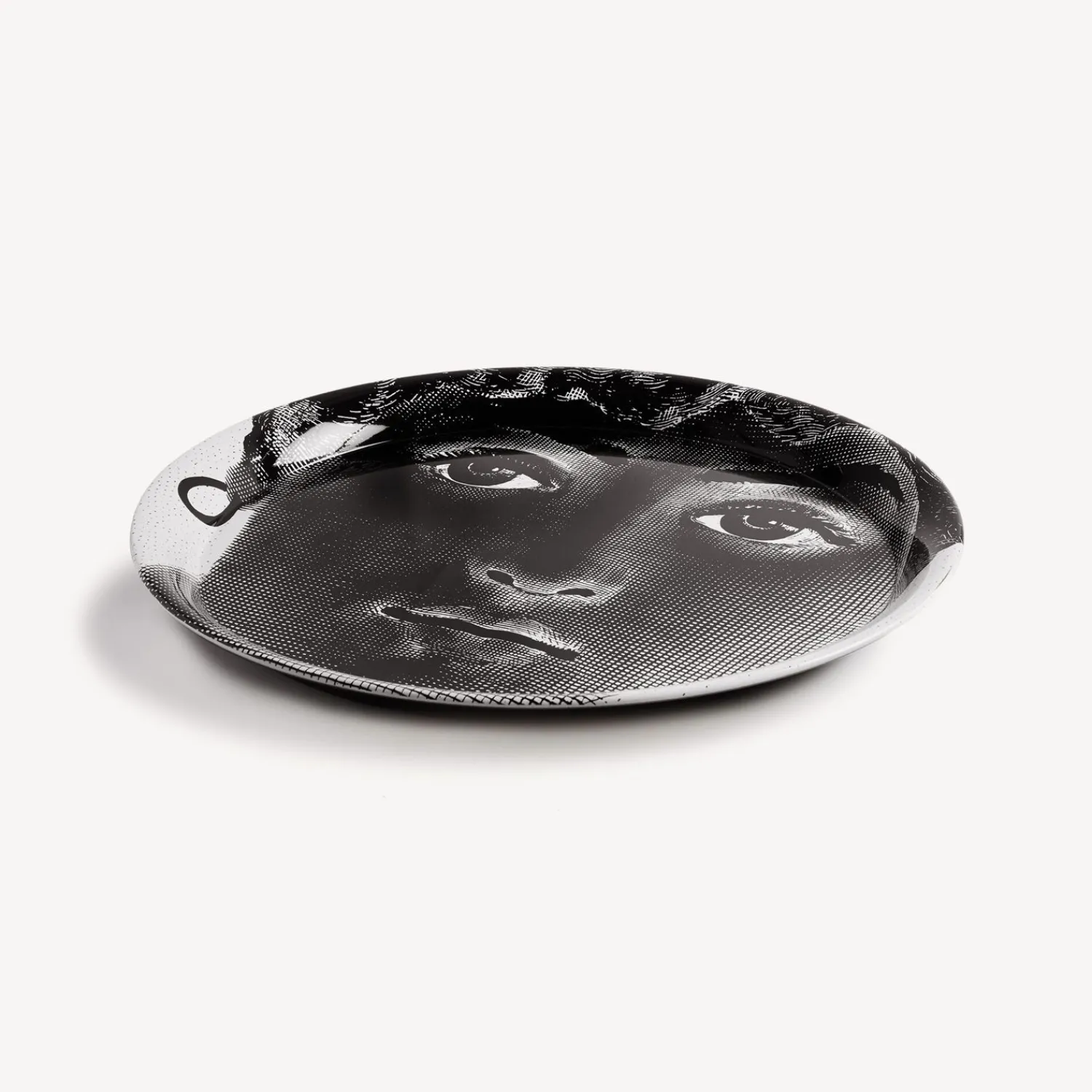 Decorative Trays And Pliants<Fornasetti Tray Tema E Variazioni N.36 White/Black