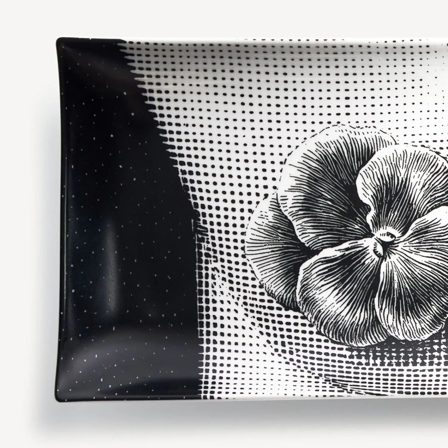 Decorative Trays<Fornasetti Tray Tema E Variazioni N.137 White/Black