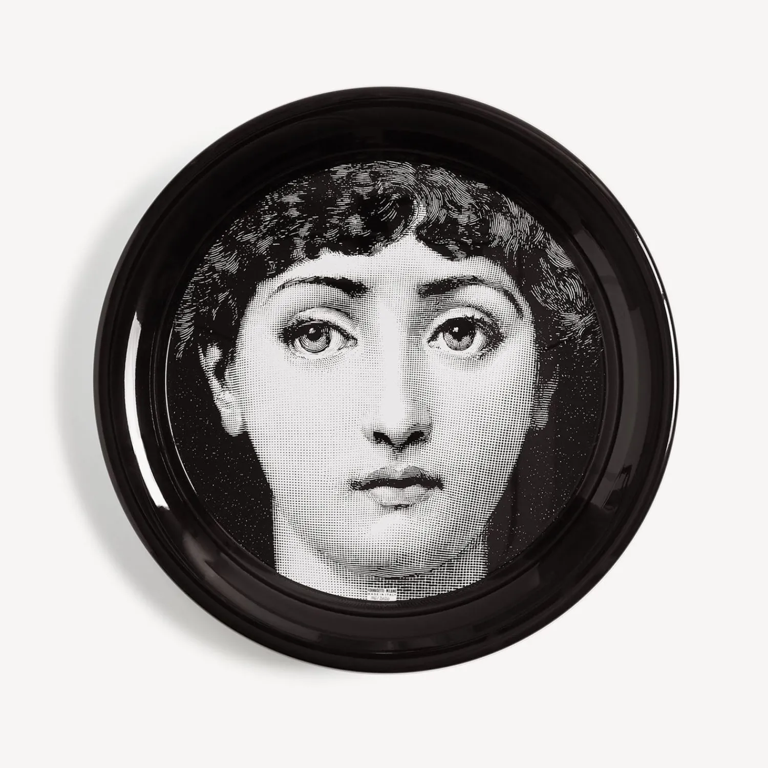 Decorative Trays And Pliants<Fornasetti Tray Tema E Variazioni N.1 White/Black