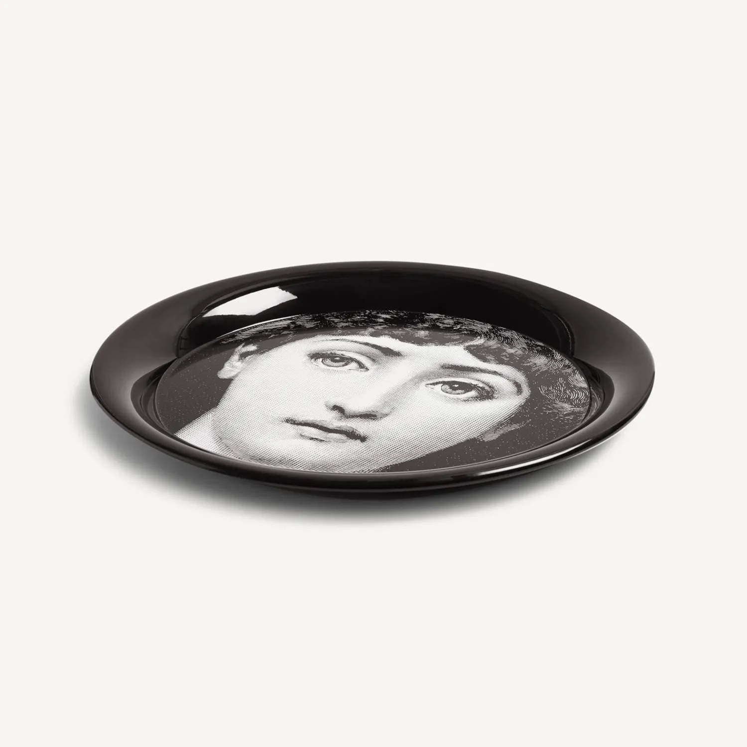 Decorative Trays And Pliants<Fornasetti Tray Tema E Variazioni N.1 White/Black