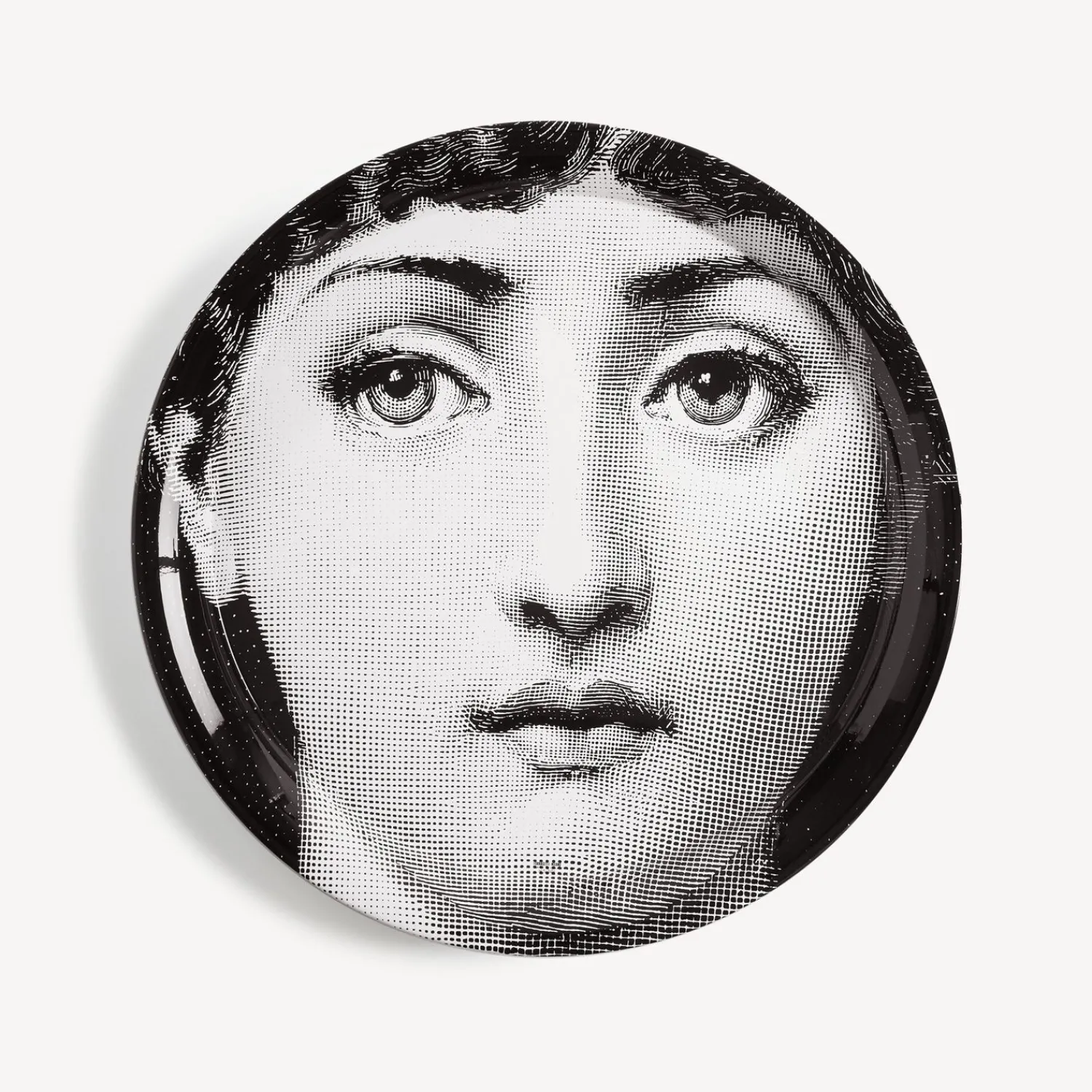 Decorative Trays And Pliants<Fornasetti Tray Tema E Variazioni N.1 White/Black