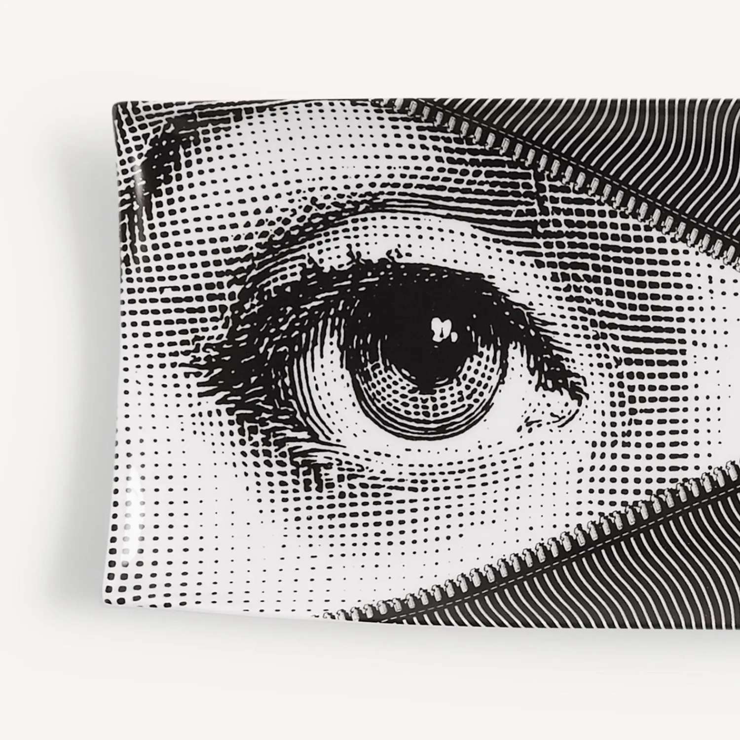 Decorative Trays<Fornasetti Tray Tema E Variazioni N.401 White/Black